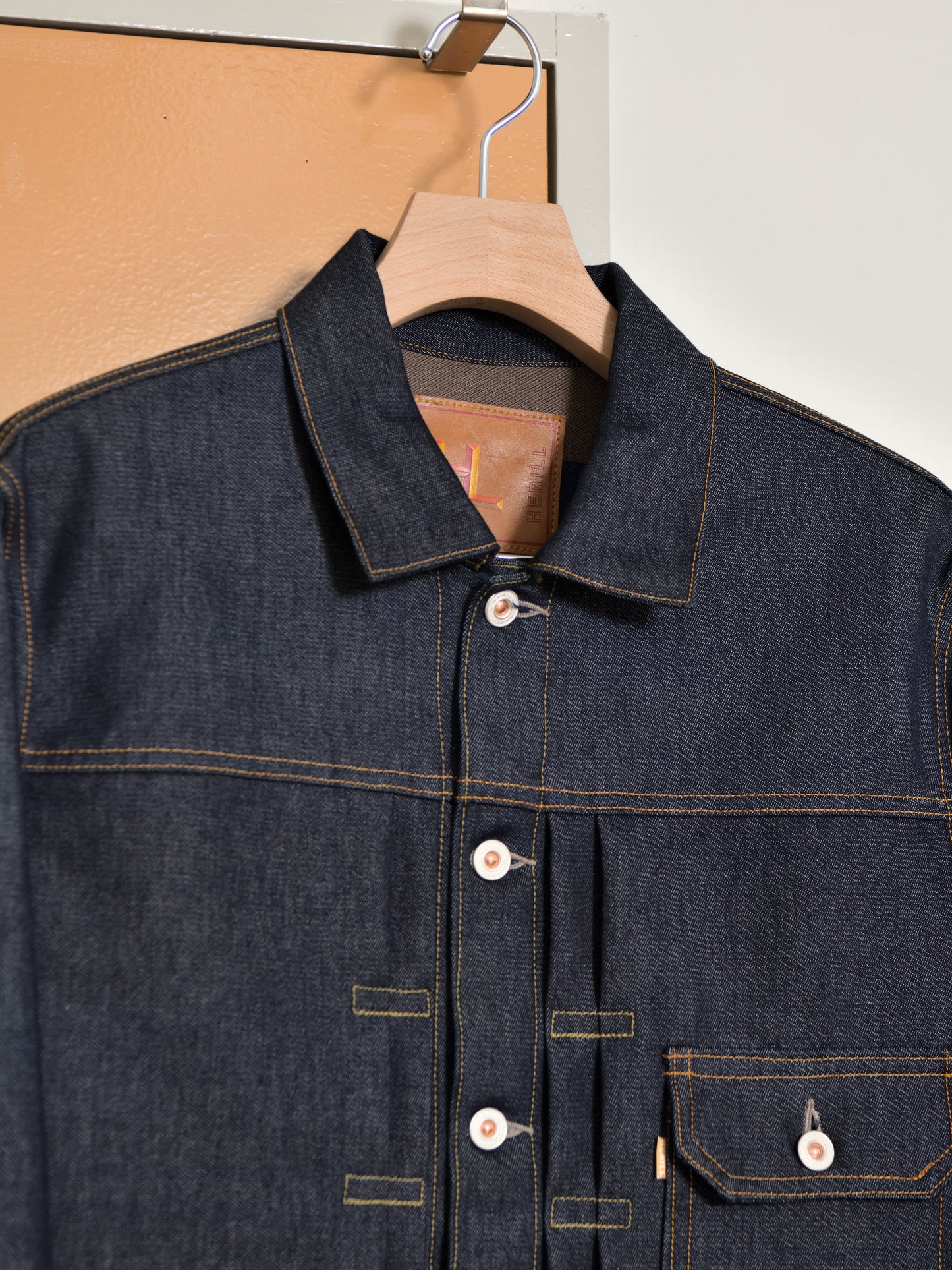 HERILL Cashmere Denim XX Jacket 25-011-HL-8010-30 カシミヤデニム 1stモデル 1stジャケット デニムジャケット 愛知県 名古屋 丸の内 セレクトショップ THIRD PLACE サードプレイス