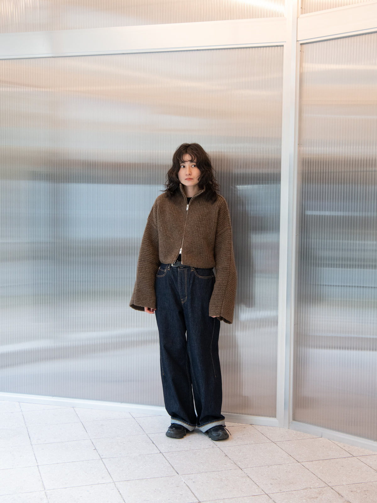 rus ルース HAKO sweater CHOCOLATE RU26AW007A チョコレート ブラウン メリノウール スペイン レディース 26FW 日本取り扱い 名古屋 丸の内 セレクトショップ THIRD PLACE サードプレイス