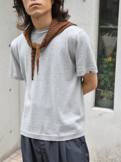 extreme cashmere エクストリームカシミヤ cuba n.268 GREY グレー カシミヤ コットン ユニセックス オランダ 26SS 日本取り扱い 名古屋 丸の内 セレクトショップ THIRD PLACE サードプレイス