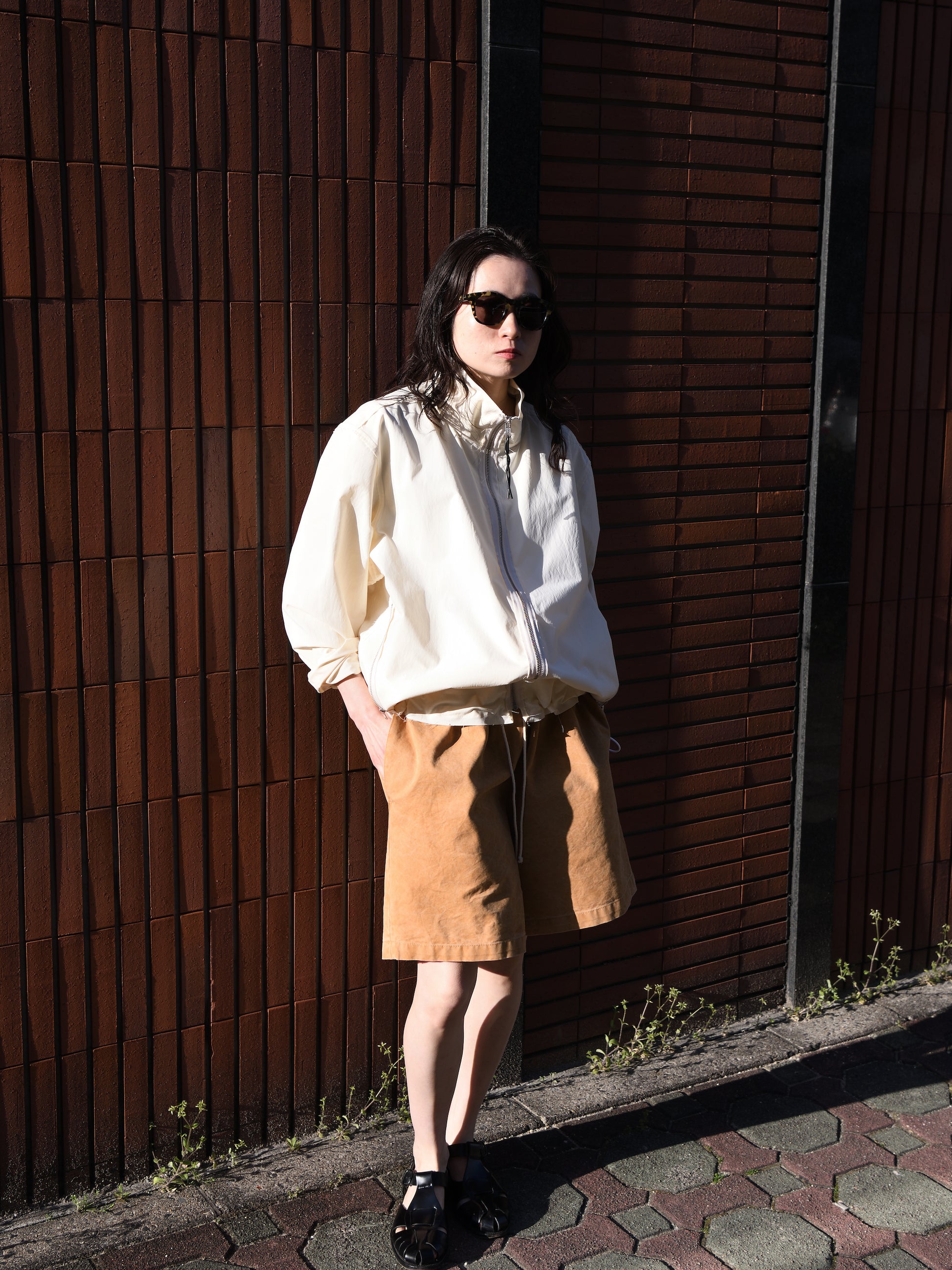 CAMIEL FORTGENS カミエルフォートヘンス KNEE SHORTS CF21.13.01.01 キャンバス ダック ショーツ ベージュ カーハート アメリカ オランダ 26ss 春夏 日本取り扱い 名古屋 丸の内 セレクトショップ THIRD PLACE サードプレイス