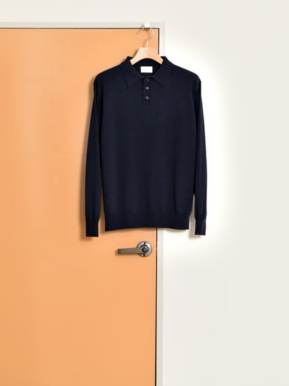 refomed リフォメッド SOFT FORM REKN-YN01 カシミヤ シルク ポロシャツ 26AW NAVY ネイビー 夏 春 秋 愛知県 名古屋 丸の内 セレクトショップ THIRD PLACE サードプレイス