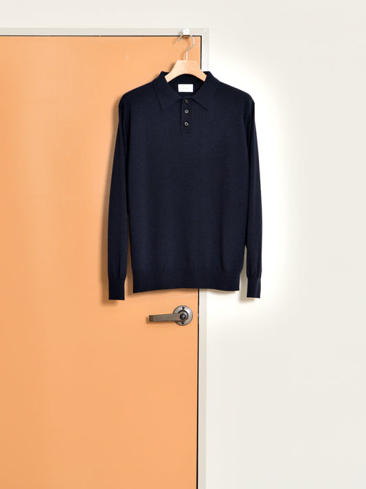 refomed リフォメッド SOFT FORM REKN-YN01 カシミヤ シルク ポロシャツ 26AW NAVY ネイビー 夏 春 秋 愛知県 名古屋 丸の内 セレクトショップ THIRD PLACE サードプレイス