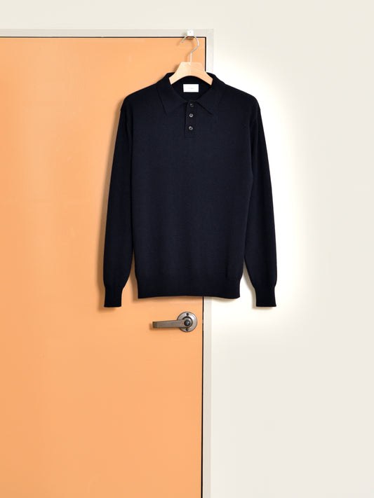 refomed リフォメッド SOFT FORM REKN-YN01 カシミヤ シルク ポロシャツ 26AW NAVY ネイビー 夏 春 秋 愛知県 名古屋 丸の内 セレクトショップ THIRD PLACE サードプレイス