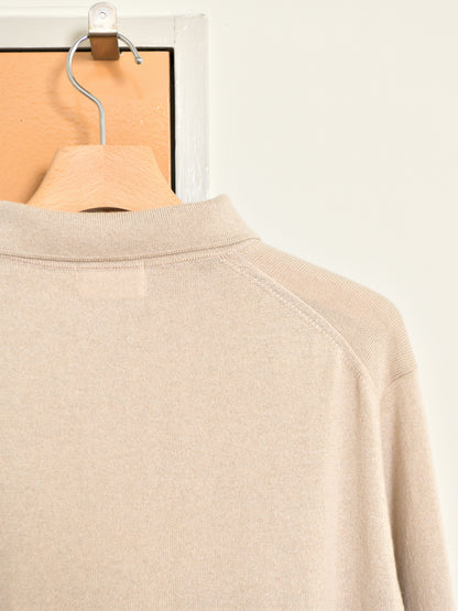 refomed リフォメッド SOFT FORM REKN-YN01 カシミヤ シルク ポロシャツ 26AW ナチュラル 夏 春 秋 ベージュ  愛知県 名古屋 丸の内 セレクトショップ THIRD PLACE サードプレイス