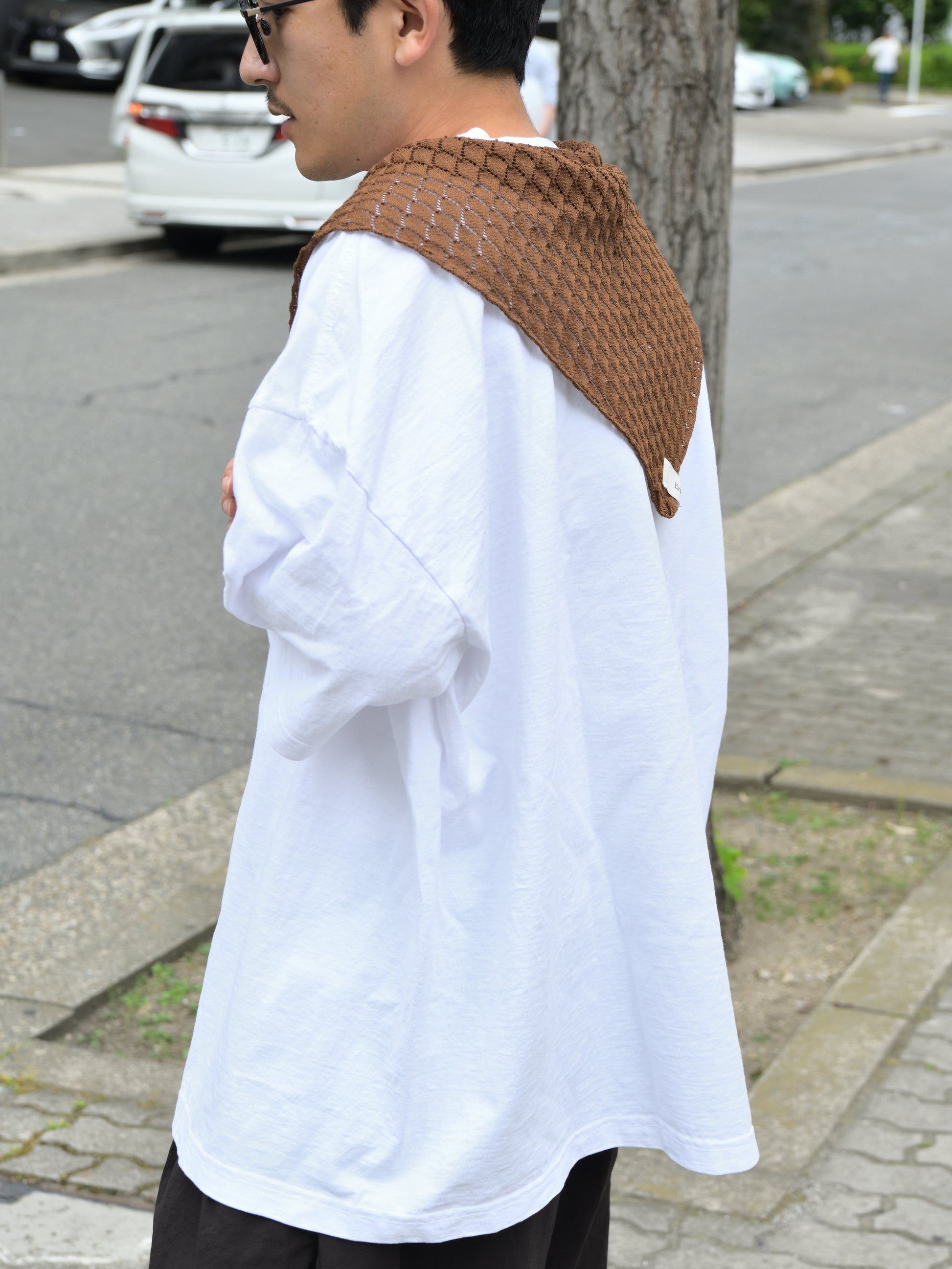 Ernie Palo アーニーパロ Open Work Knit Scarf EP11FKNAC01 小物 スカーフ 愛知県 名古屋 丸の内 セレクトショップ THIRD PLACE サードプレイス