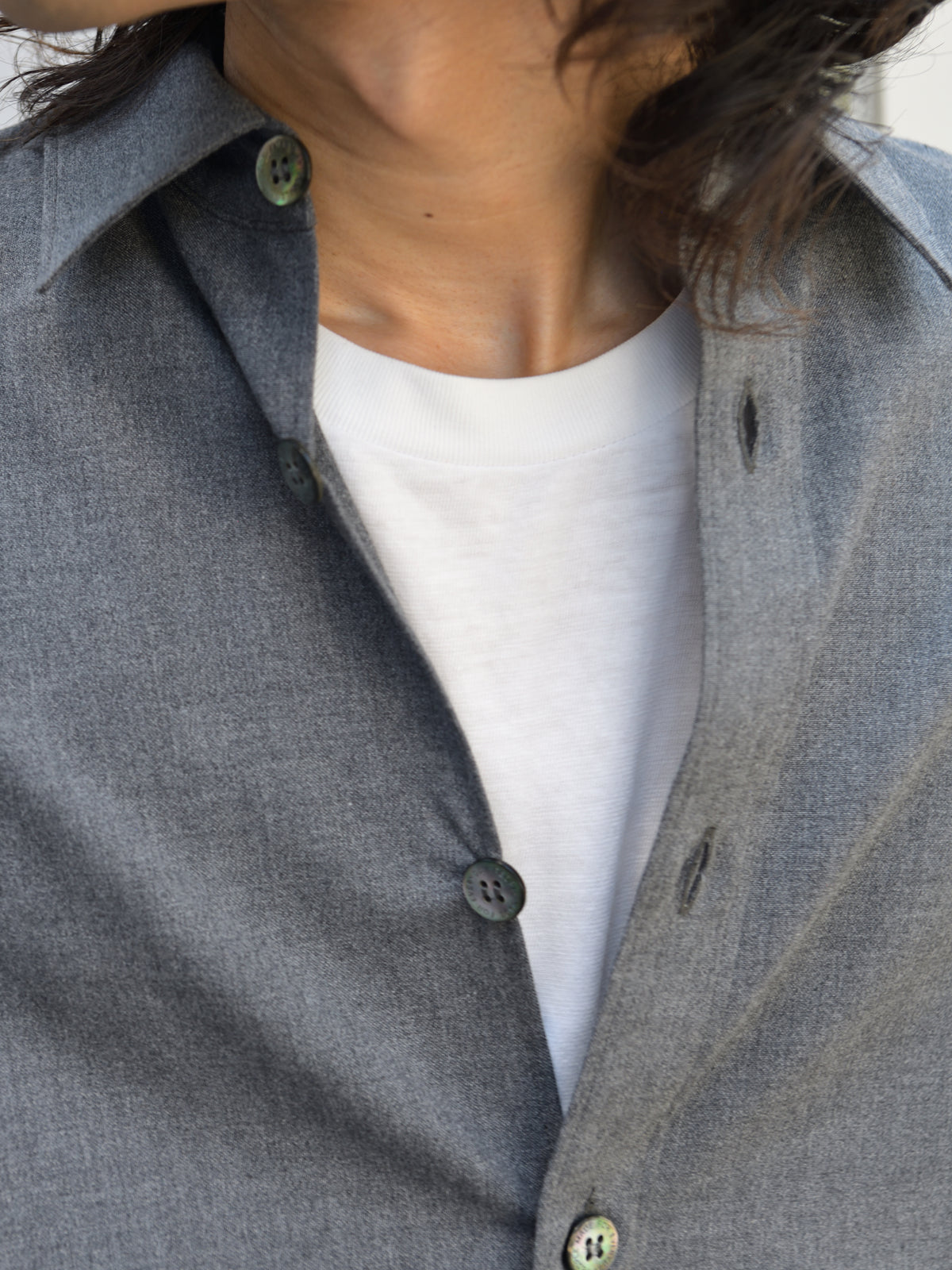 WELL ウェル WT26XX04 グレー チャコール GRAY CHARCOAL シャツ Shirt 26AW 愛知県 名古屋 丸の内 セレクトショップ THIRD PLACE サードプレイス