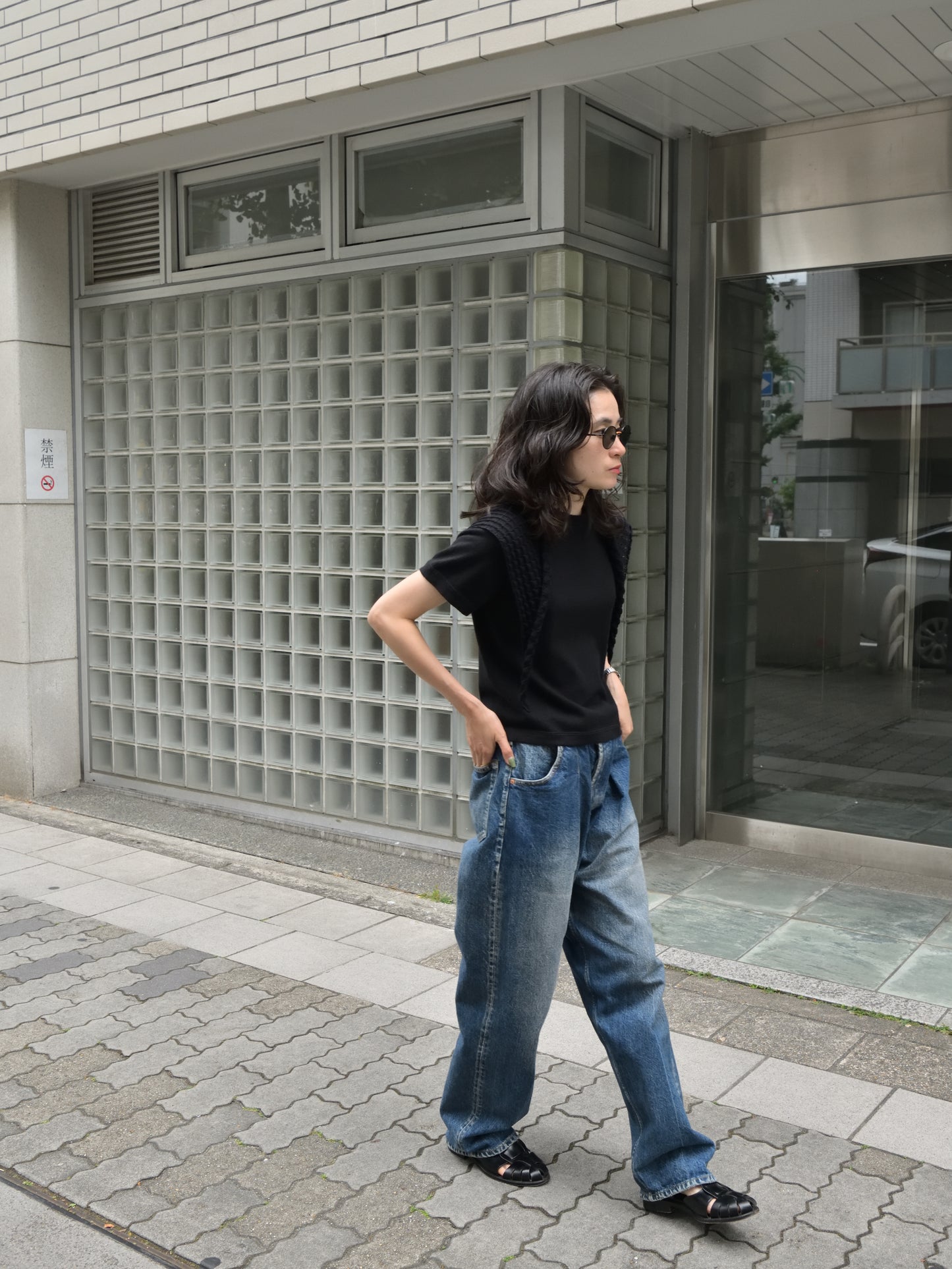 extreme cashmere エクストリームカシミヤ tina n.267 RAVEN ブラック カシミヤ コットン ユニセックス オランダ 26SS 日本取り扱い 名古屋 丸の内 セレクトショップ THIRD PLACE サードプレイス