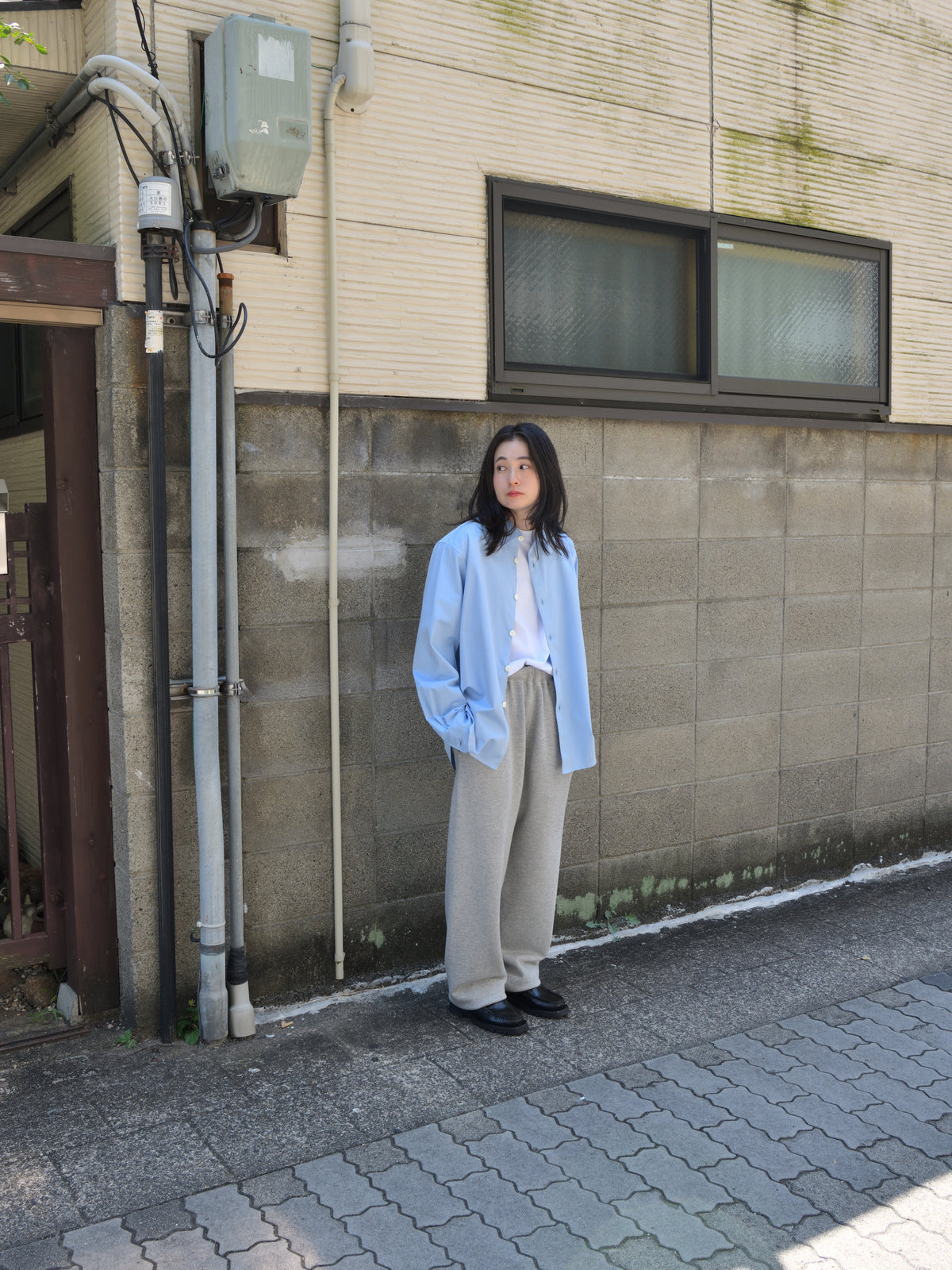 WELL ウェル WT26XX04 BLUE ブルー サックス シャツ Shirt 26AW 愛知県 名古屋 丸の内 セレクトショップ THIRD PLACE サードプレイス