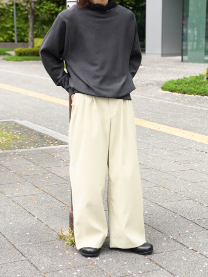 TOZAOU トザオウ Hollow Wide Trousers TOZ-26SS-PA0004 パンツ スラックス ピスタチオ ベージュ 春夏 26SS 愛知県 名古屋 丸の内 セレクトショップ THIRD PLACE サードプレイス