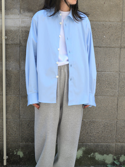 WELL ウェル WT26XX04 BLUE ブルー サックス シャツ Shirt 26AW 愛知県 名古屋 丸の内 セレクトショップ THIRD PLACE サードプレイス