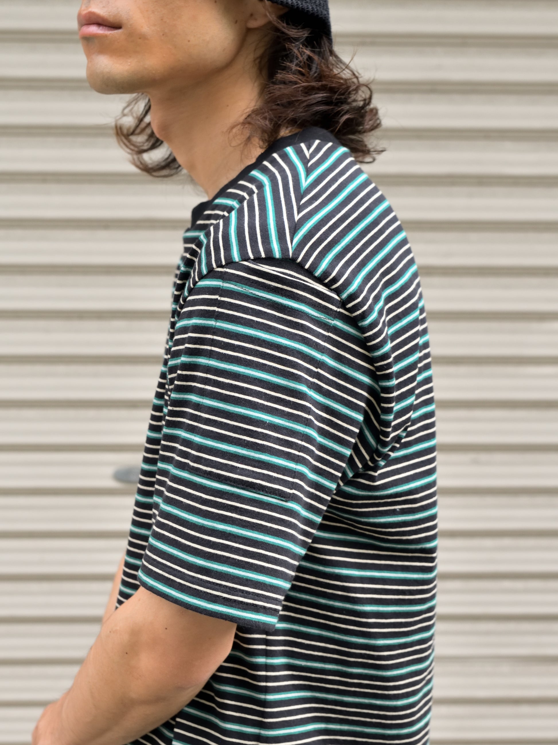 TOZAOU トザオウ Service Border Tee TOZ-26SS-CSTE01 Tシャツ ボーダー マルチ ブラック 春夏 26SS 愛知県 名古屋 丸の内 セレクトショップ THIRD PLACE サードプレイス