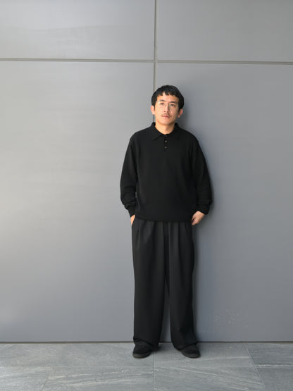 refomed リフォメッド SOFT FORM REKN-YN01 カシミヤ シルク ポロシャツ 26AW BLACK ブラック 夏 春 秋 愛知県 名古屋 丸の内 セレクトショップ THIRD PLACE サードプレイス