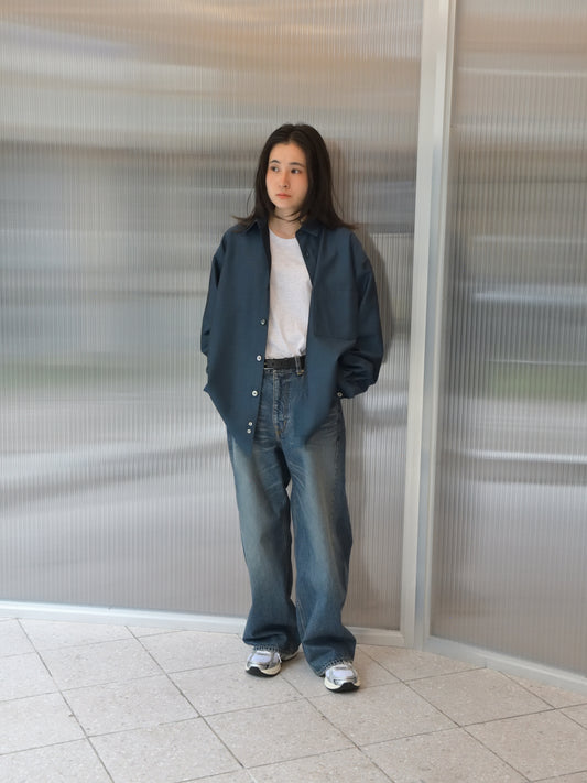 WELL ウェル 10-buttons shirt WT25XX03   ウール レーヨン デットストック ユニセックス 26SS 愛知県 名古屋 丸の内 セレクトショップ THIRD PLACE サードプレイス