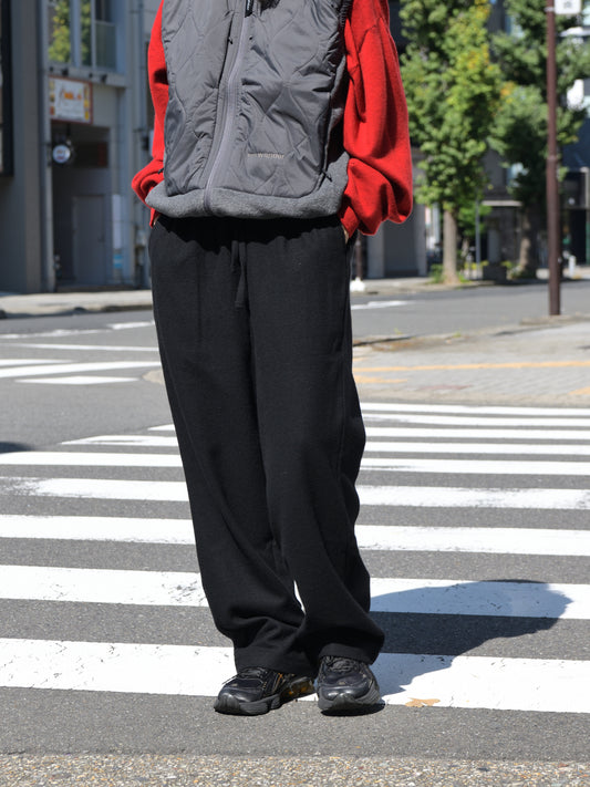 YOKE ヨーク Wool Cashmere Fleece Lounge Pants YK26FW01364P BLACK ブラック カシミア スウェット 26FW 日本取り扱い 名古屋 丸の内 セレクトショップ THIRD PLACE サードプレイス