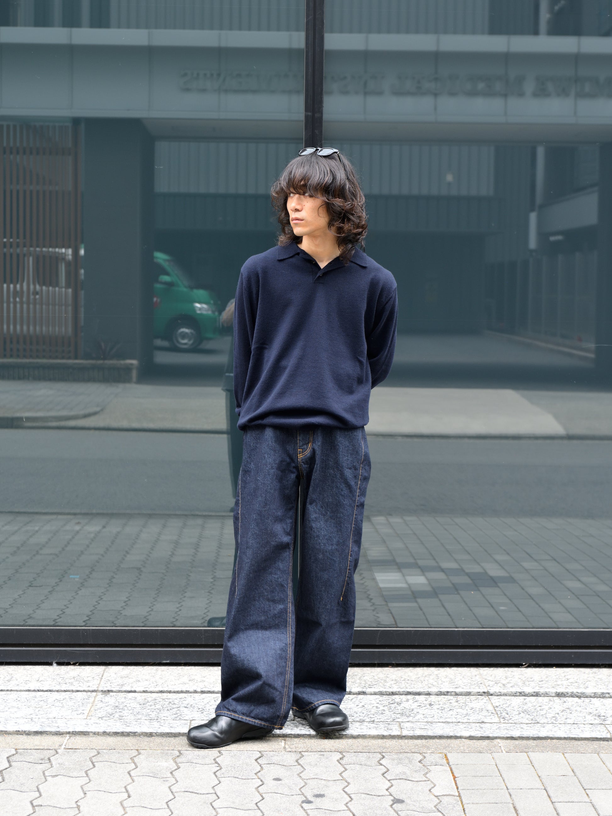 refomed リフォメッド SOFT FORM REKN-YN01 カシミヤ シルク ポロシャツ 26AW NAVY ネイビー 夏 春 秋 愛知県 名古屋 丸の内 セレクトショップ THIRD PLACE サードプレイス
