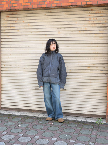 andwander アンドワンダー quilting fleece jacket 574-6281040 GRAY グレー フリース ジャケット ナイロン アウトドア 登山 キャンプ 26FW 日本取り扱い 名古屋 丸の内 セレクトショップ THIRD PLACE サードプレイス
