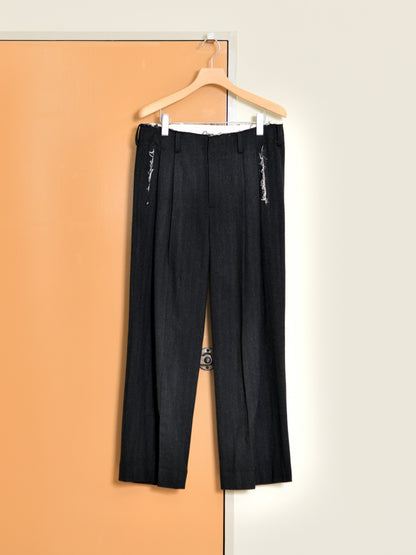 ISSUETHINGS イシューシングス 26b/118-w-00 別注 スラックス BLACK ウール 26AW 愛知県 名古屋 丸の内 ユニセックス セレクトショップ THIRD PLACE サードプレイス