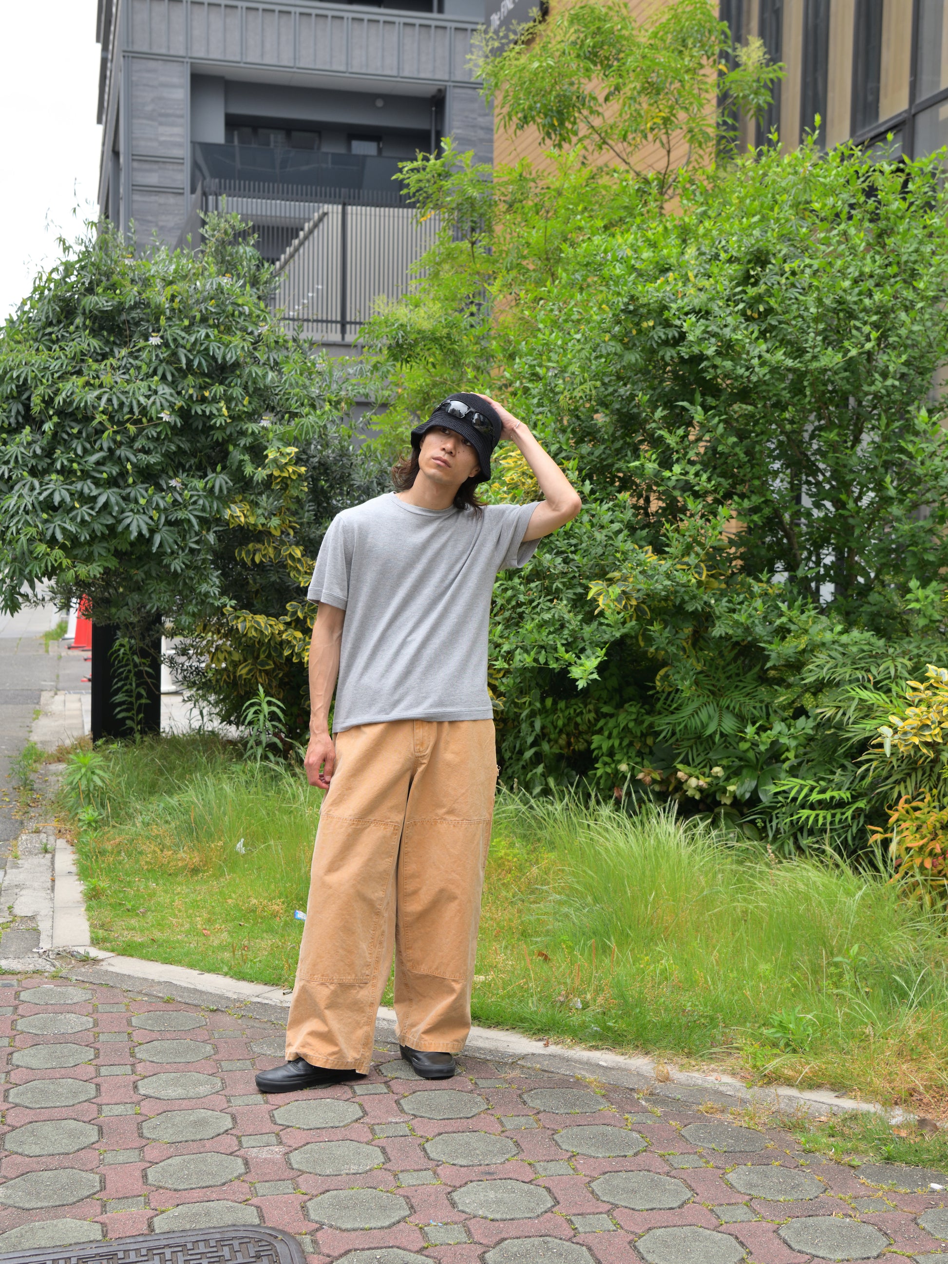 CAMIEL FORTGENS カミエルフォートヘンス TOPLESS OVERALLS CF21.06.05.01 キャンバス ダックジャケット カバーオール  サンド ベージュ カーハート アメリカ オランダ 26ss 春夏 日本取り扱い 名古屋 丸の内 セレクトショップ THIRD PLACE サードプレイス