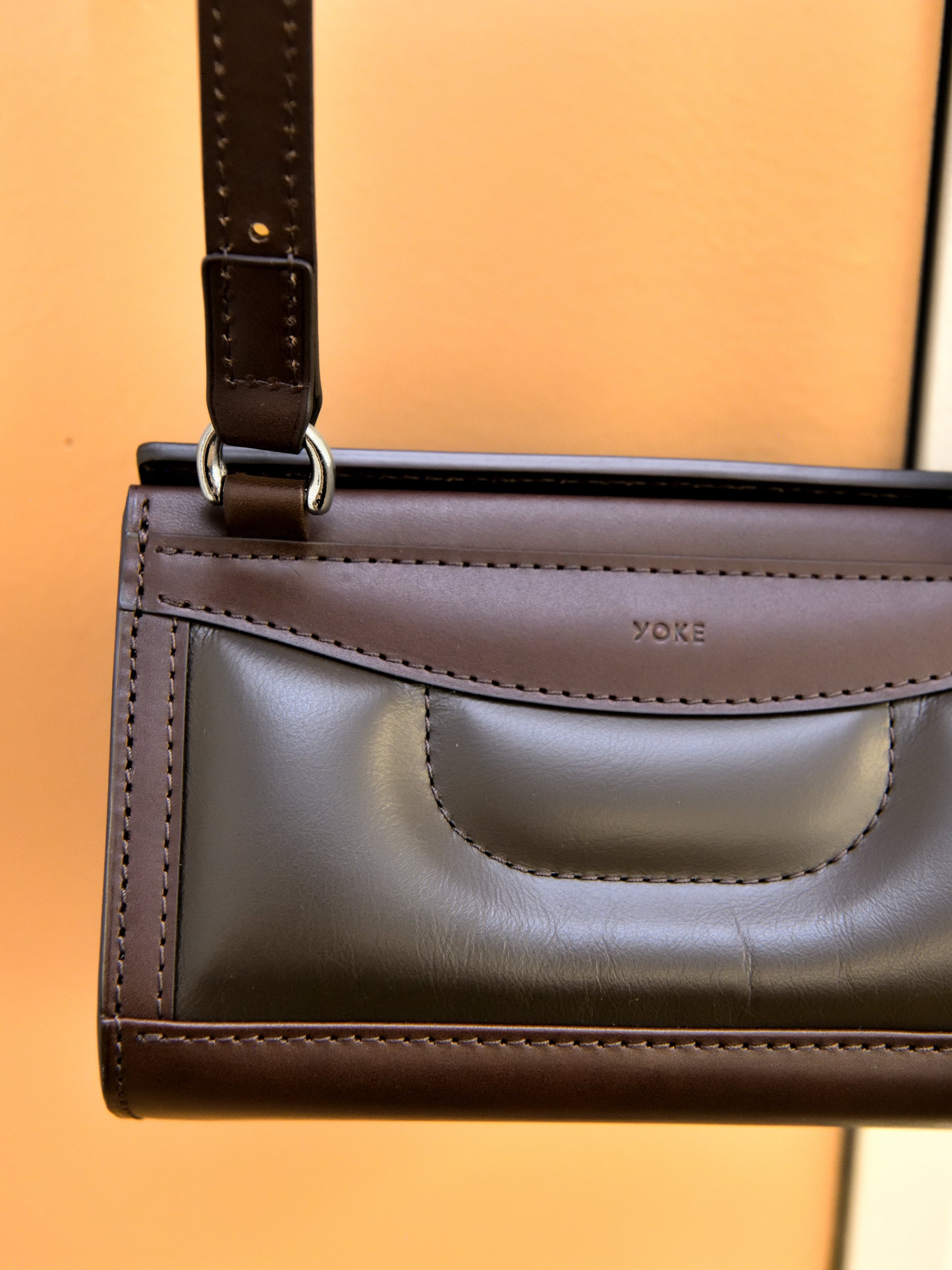 YOKE ヨーク TUCHIYA KABAN Camera Bag YK26FW01402A レザー カウ コラボ BROWN ブラウン 26FW 日本取り扱い 名古屋 丸の内 セレクトショップ THIRD PLACE サードプレイス