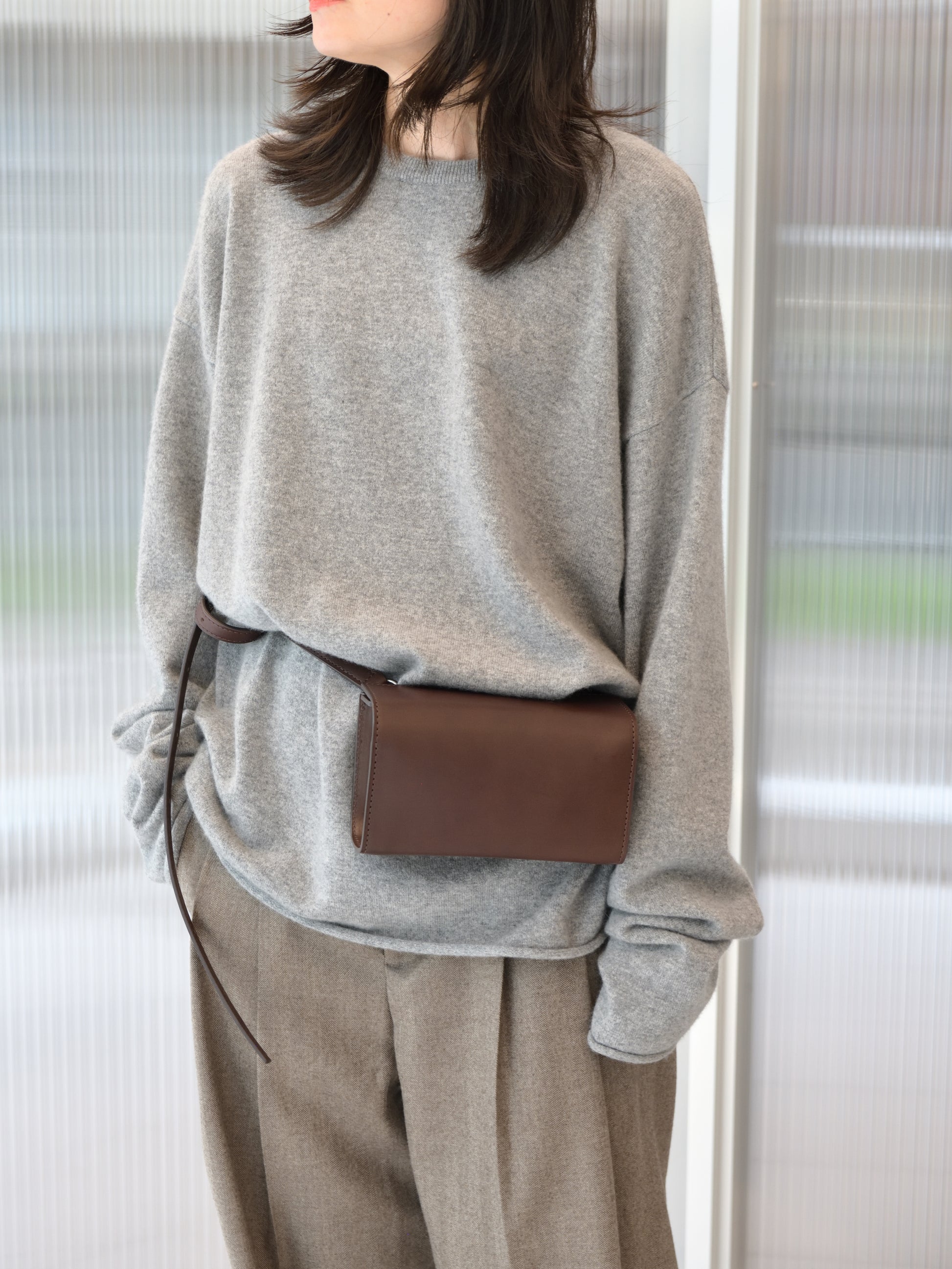 YOKE ヨーク TUCHIYA KABAN Camera Bag YK26FW01402A レザー カウ コラボ BROWN ブラウン 26FW 日本取り扱い 名古屋 丸の内 セレクトショップ THIRD PLACE サードプレイス