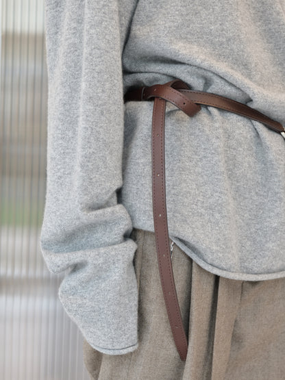YOKE ヨーク TUCHIYA KABAN Camera Bag YK26FW01402A レザー カウ コラボ BROWN ブラウン 26FW 日本取り扱い 名古屋 丸の内 セレクトショップ THIRD PLACE サードプレイス