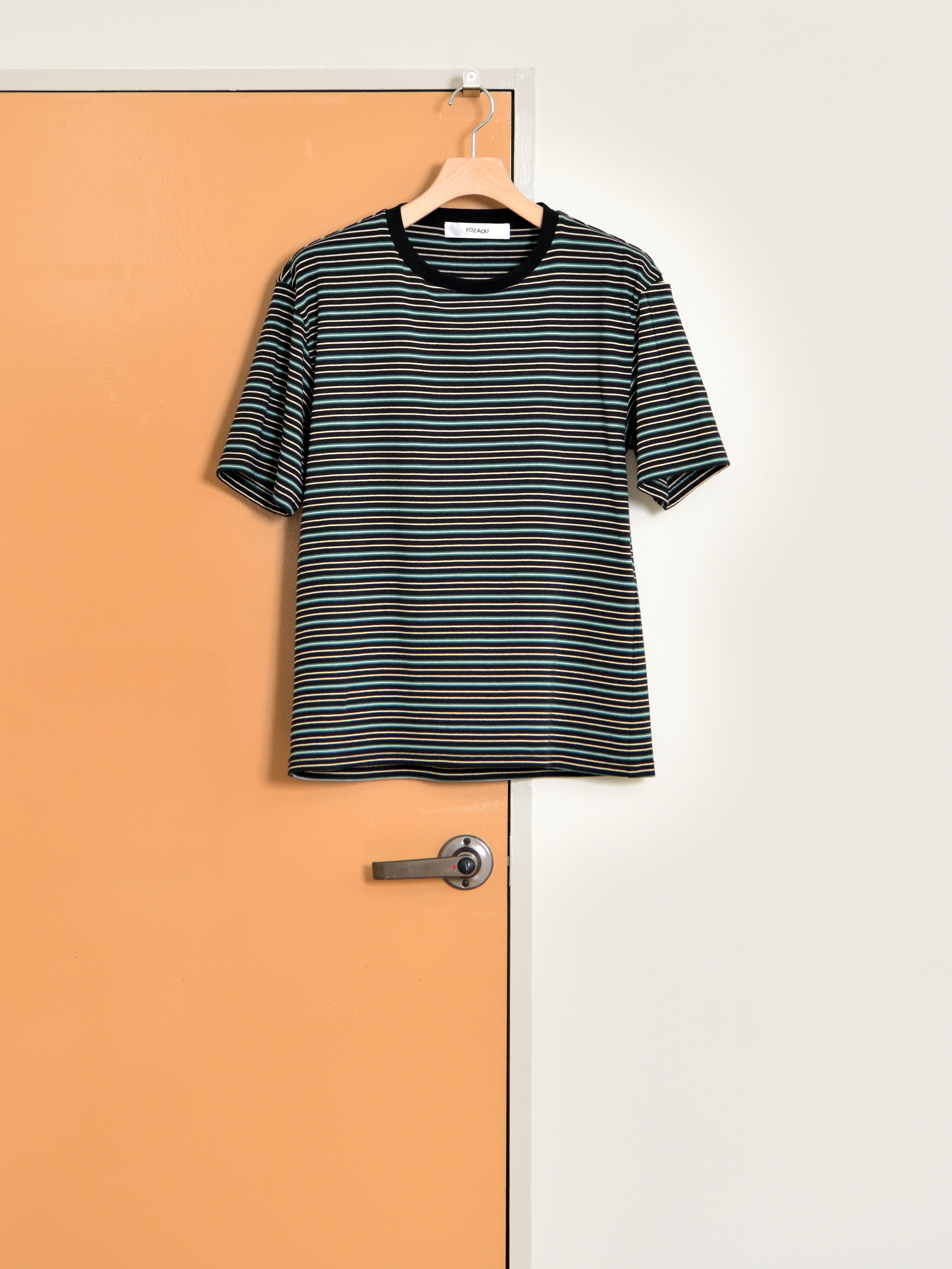 TOZAOU トザオウ Service Border Tee TOZ-26SS-CSTE01 Tシャツ ボーダー マルチ ブラック 春夏 26SS 愛知県 名古屋 丸の内 セレクトショップ THIRD PLACE サードプレイス