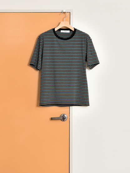 TOZAOU トザオウ Service Border Tee TOZ-26SS-CSTE01 Tシャツ ボーダー マルチ ブラック 春夏 26SS 愛知県 名古屋 丸の内 セレクトショップ THIRD PLACE サードプレイス