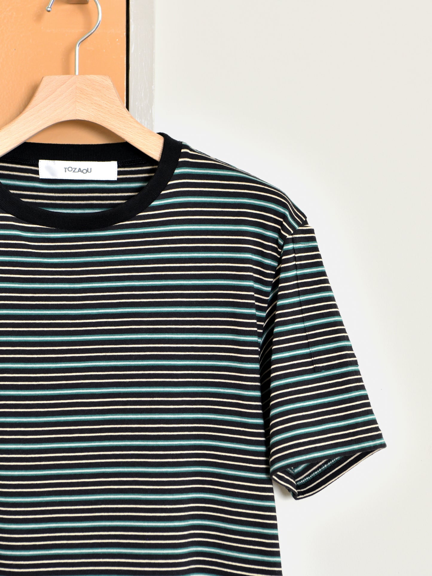 TOZAOU トザオウ Service Border Tee TOZ-26SS-CSTE01 Tシャツ ボーダー マルチ ブラック 春夏 26SS 愛知県 名古屋 丸の内 セレクトショップ THIRD PLACE サードプレイス
