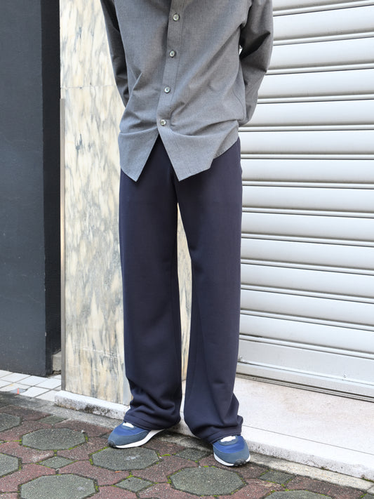 WELL ウェル Room slacks NAVY ネイビーWB26XX02 スウェット スラックス コットン cotton 26aw 春夏 日本取り扱い 名古屋 丸の内 セレクトショップ THIRD PLACE サードプレイス