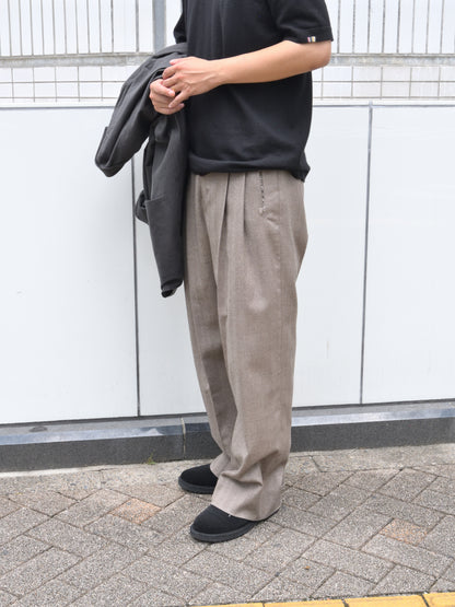 ISSUETHINGS イシューシングス 26b/118-w-00 別注 スラックス BLACK BEAGE ウール 26AW 愛知県 名古屋 丸の内 ユニセックス セレクトショップ THIRD PLACE サードプレイス