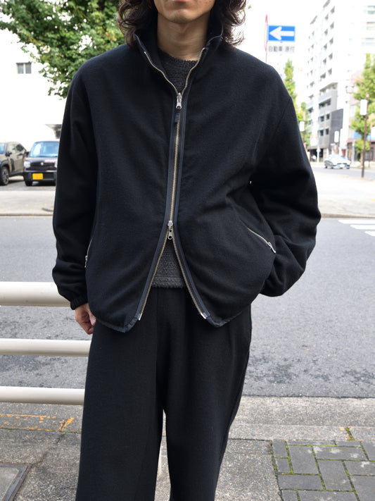 YOKE "Wool Cashmere Fleece Reversible Blouson (BLACK)"