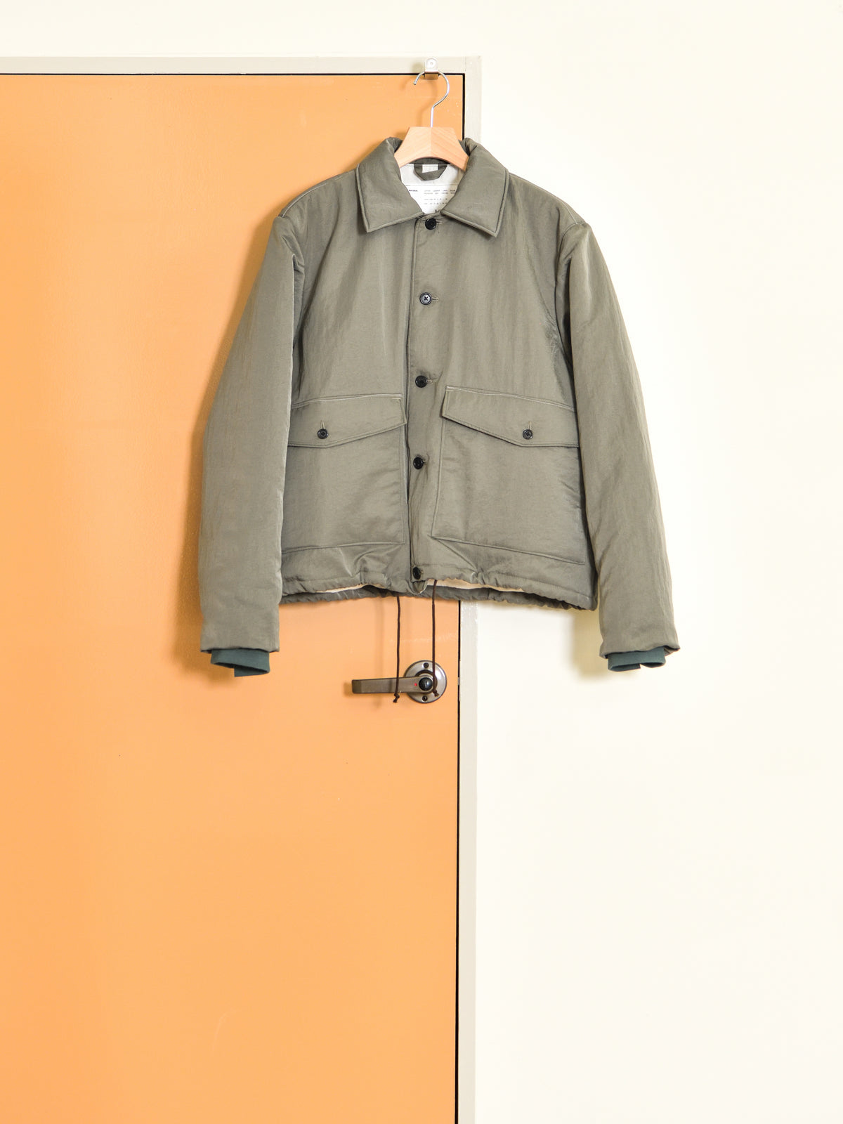 CAMIEL FORTGENS カミエルフォートヘンス PUFFED SIMPLE JACKET GREEN グリーン CF.22.10.05.01 ジャケットPOLYAMIDE ポリアミド オランダ 26aw 春夏 日本取り扱い 名古屋 丸の内 セレクトショップ THIRD PLACE サードプレイス