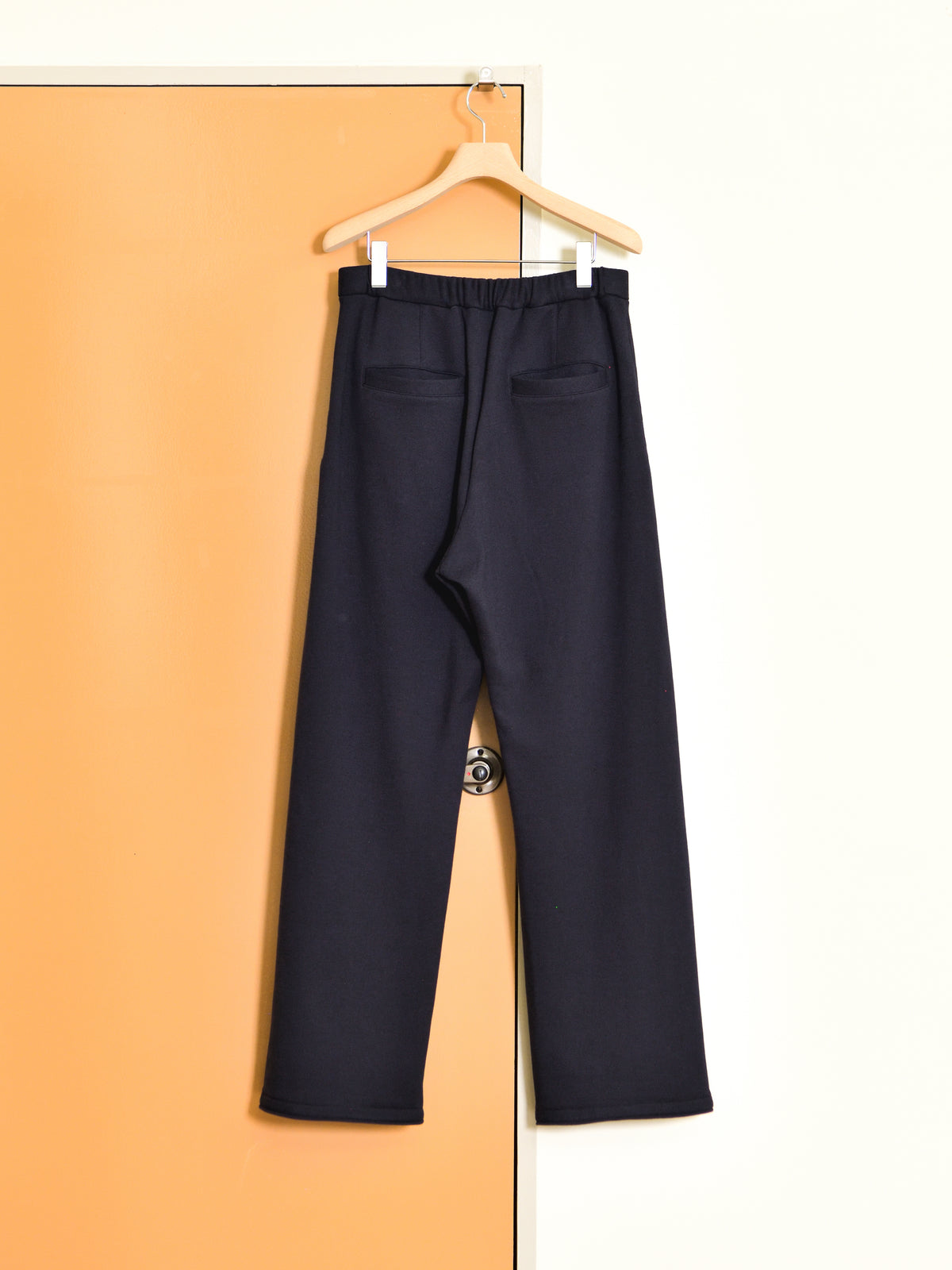 WELL ウェル Room slacks NAVY ネイビーWB26XX02 スウェット スラックス コットン cotton 26aw 春夏 日本取り扱い 名古屋 丸の内 セレクトショップ THIRD PLACE サードプレイス