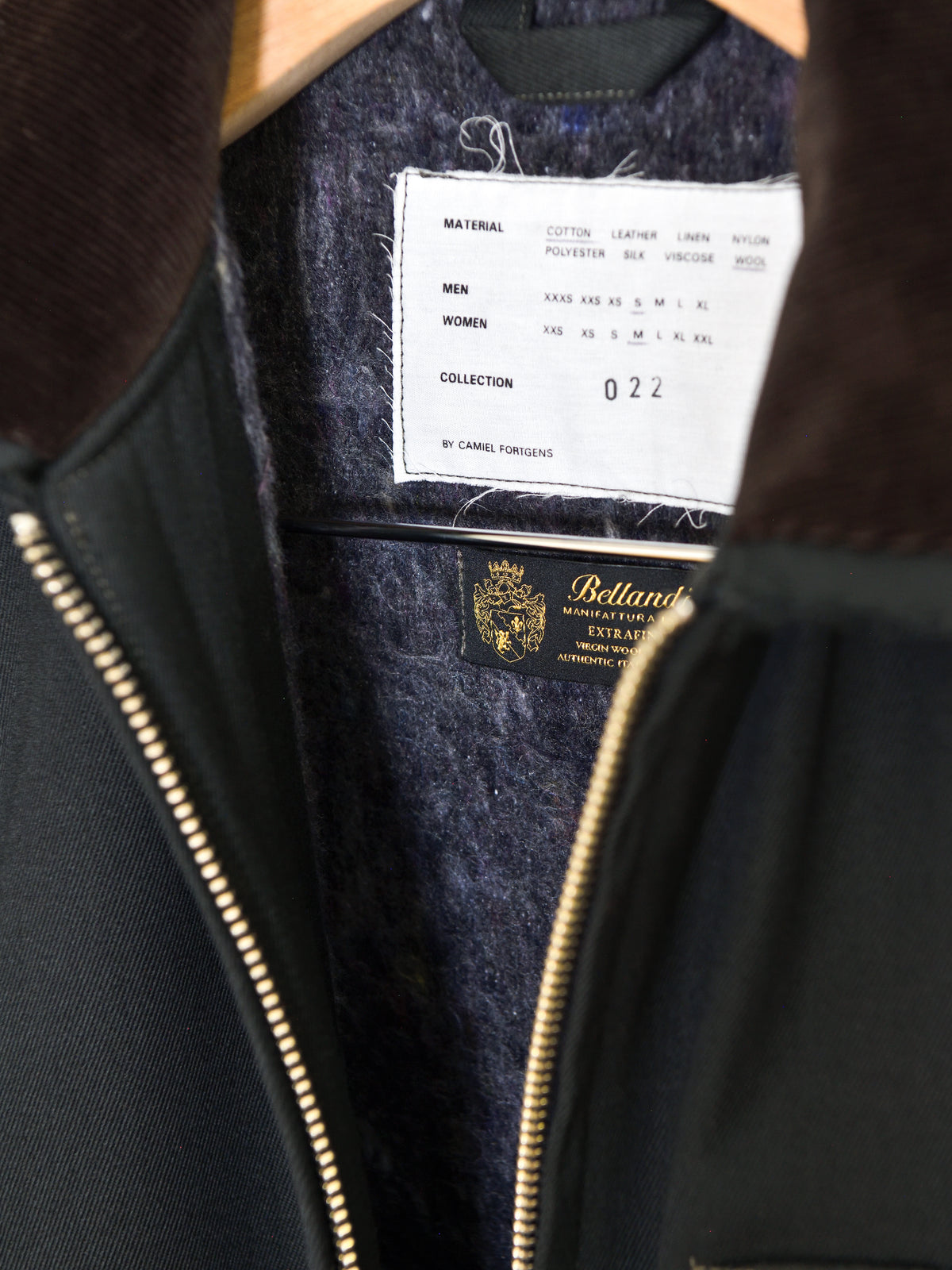 CAMIEL FORTGENS カミエルフォートヘンス WORKER JACKET GREY グレー CF.22.10.03.01 ジャケット 定番 ヴァージンウール コットン オランダ 26aw 春夏 日本取り扱い 名古屋 丸の内 セレクトショップ THIRD PLACE サードプレイス