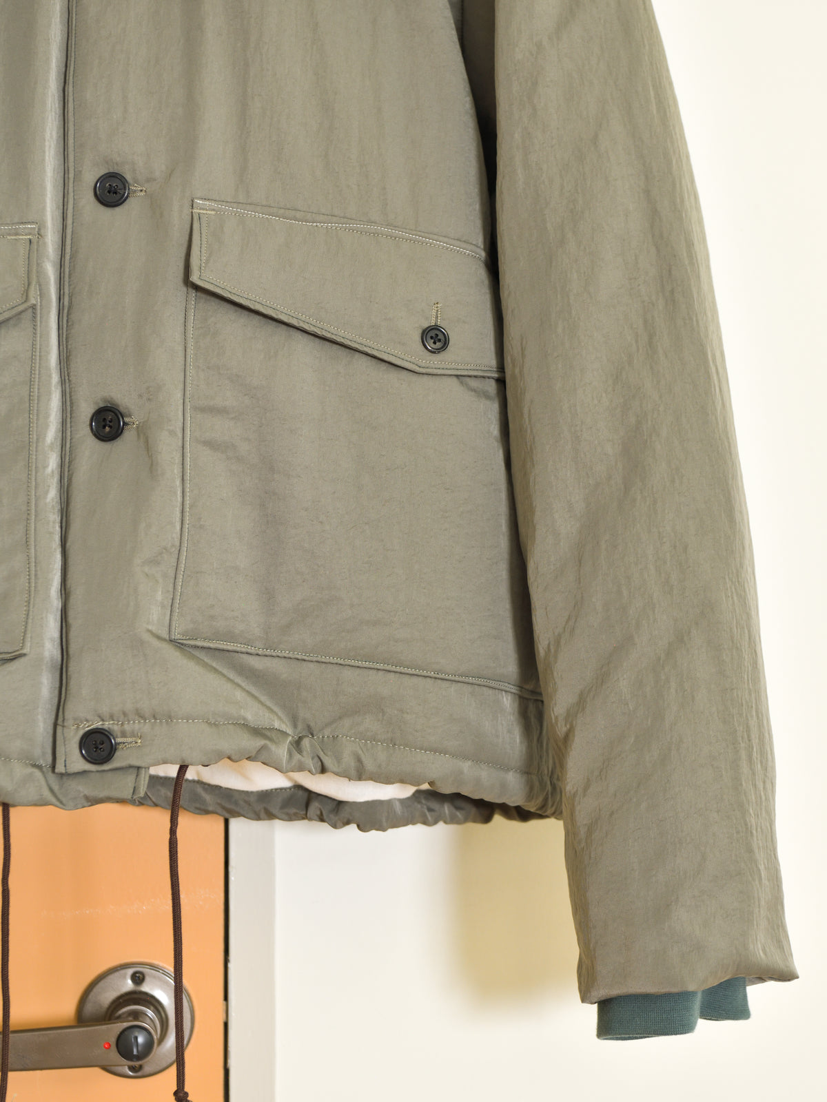 CAMIEL FORTGENS カミエルフォートヘンス PUFFED SIMPLE JACKET GREEN グリーン CF.22.10.05.01 ジャケットPOLYAMIDE ポリアミド オランダ 26aw 春夏 日本取り扱い 名古屋 丸の内 セレクトショップ THIRD PLACE サードプレイス
