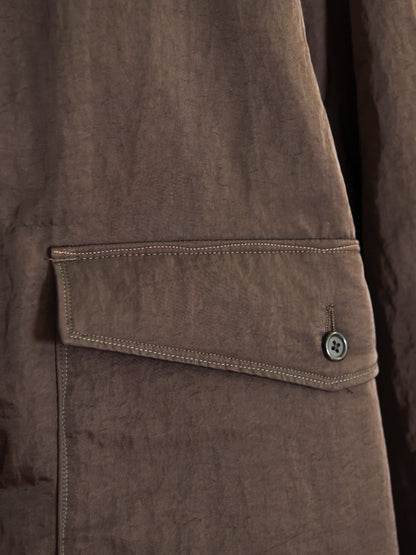 CAMIEL FORTGENS カミエルフォートヘンス PUFFED SIMPLE JACKET BROWN ブラウン CF.22.10.05.01 ジャケットPOLYAMIDE ポリアミド オランダ 26aw 春夏 日本取り扱い 名古屋 丸の内 セレクトショップ THIRD PLACE サードプレイス