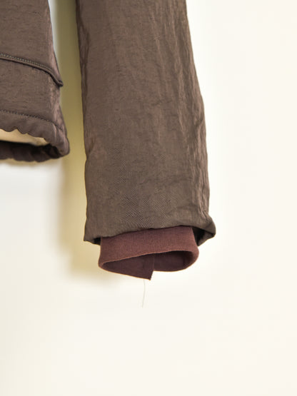 CAMIEL FORTGENS カミエルフォートヘンス PUFFED SIMPLE JACKET BROWN ブラウン CF.22.10.05.01 ジャケットPOLYAMIDE ポリアミド オランダ 26aw 春夏 日本取り扱い 名古屋 丸の内 セレクトショップ THIRD PLACE サードプレイス