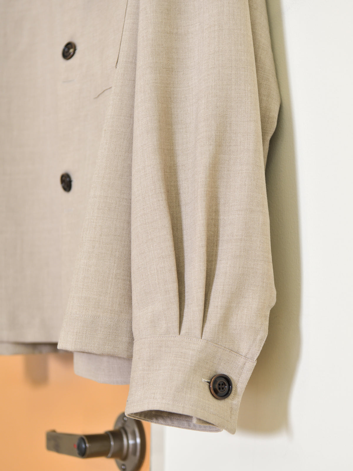 refomed リフォメッド Skip Box SHIRT "TW" NATURAL ナチュラル RESH-039 ポリエステル  ウール WOOL POLYESTER シャツ 26aw 春夏 日本取り扱い 名古屋 丸の内 セレクトショップ THIRD PLACE サードプレイス