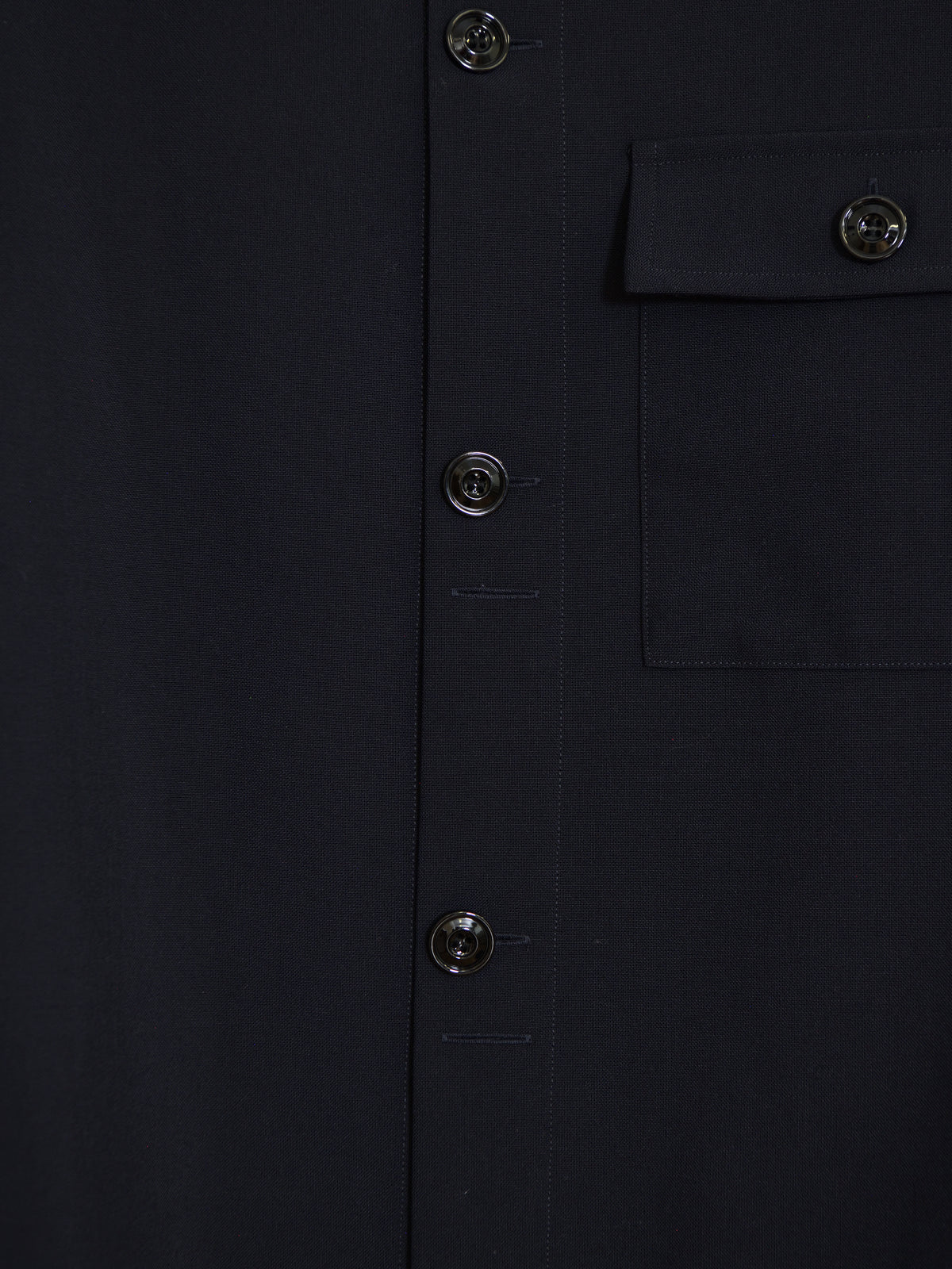 refomed リフォメッド Skip Box SHIRT "TW" NAVY ネイビー RESH-039 ポリエステル  ウール WOOL POLYESTER シャツ 26aw 春夏 日本取り扱い 名古屋 丸の内 セレクトショップ THIRD PLACE サードプレイス