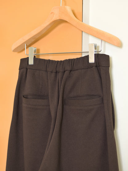WELL ウェル Room slacks BROWN ブラウン WB26XX02 スウェット スラックス コットン cotton 26aw 春夏 日本取り扱い 名古屋 丸の内 セレクトショップ THIRD PLACE サードプレイス