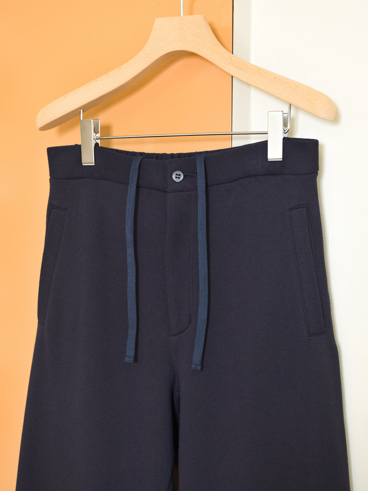 WELL ウェル Room slacks NAVY ネイビーWB26XX02 スウェット スラックス コットン cotton 26aw 春夏 日本取り扱い 名古屋 丸の内 セレクトショップ THIRD PLACE サードプレイス