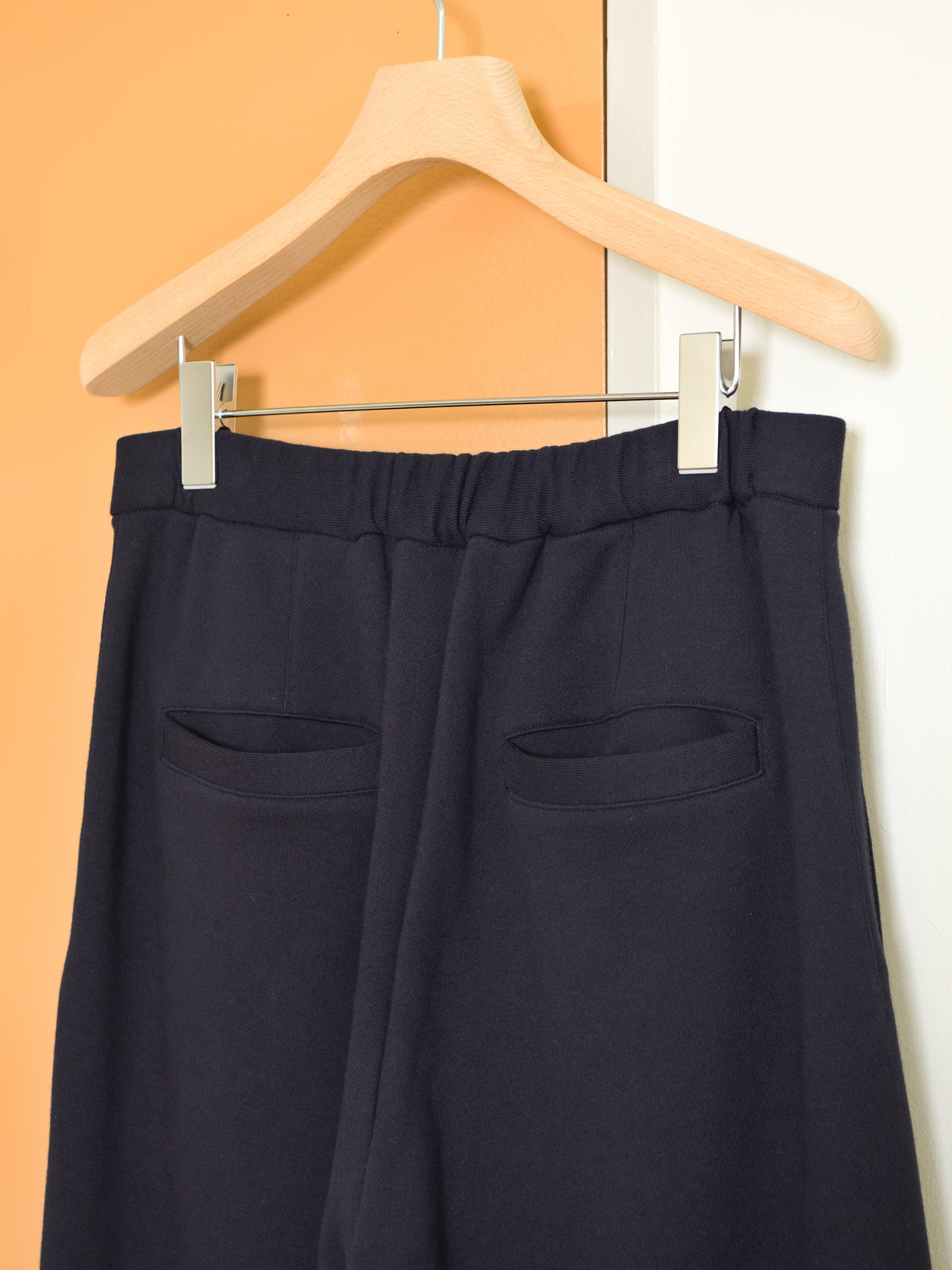 WELL ウェル Room slacks NAVY ネイビーWB26XX02 スウェット スラックス コットン cotton 26aw 春夏 日本取り扱い 名古屋 丸の内 セレクトショップ THIRD PLACE サードプレイス