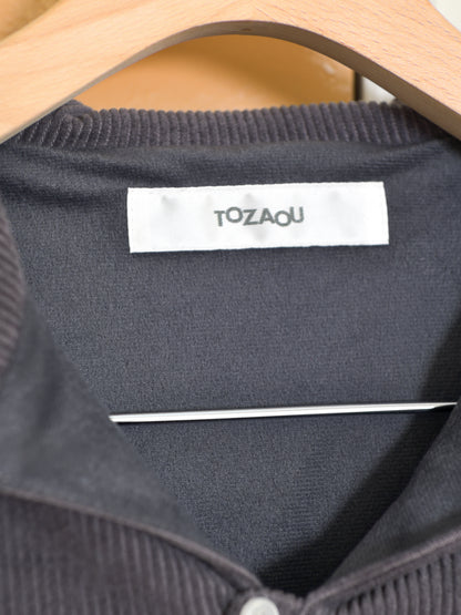 TOZAOU トザオウ Corduroy Smock チャコール グレー CHARCOAL GRAY TOZ-26AW-PO0001 コットン COTTON WOOL ウール スモック セットアップ 26aw 春夏 日本取り扱い 名古屋 丸の内 セレクトショップ THIRD PLACE サードプレイス