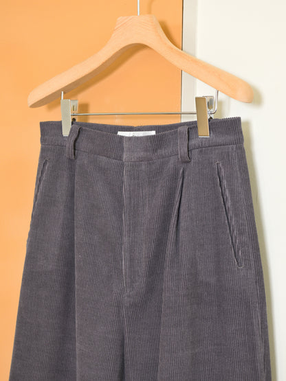 TOZAOU トザオウ Corduroy Pants チャコール グレー CHARCOAL GRAY TOZ-26AW-PA003 コットン COTTON WOOL ウール パンツ スラックス 26aw 春夏 日本取り扱い 名古屋 丸の内 セレクトショップ THIRD PLACE サードプレイス
