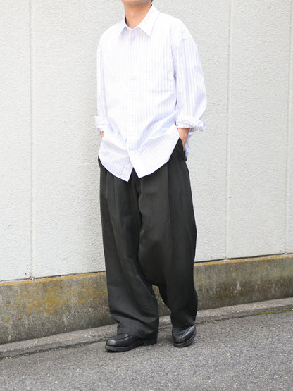 YOKE ヨーク Linen Silk Kersey 3Pleated Tapered Trousers YK26SS01209P ニット シルク リネン 26SS 日本取り扱い 名古屋 丸の内 セレクトショップ THIRD PLACE サードプレイス