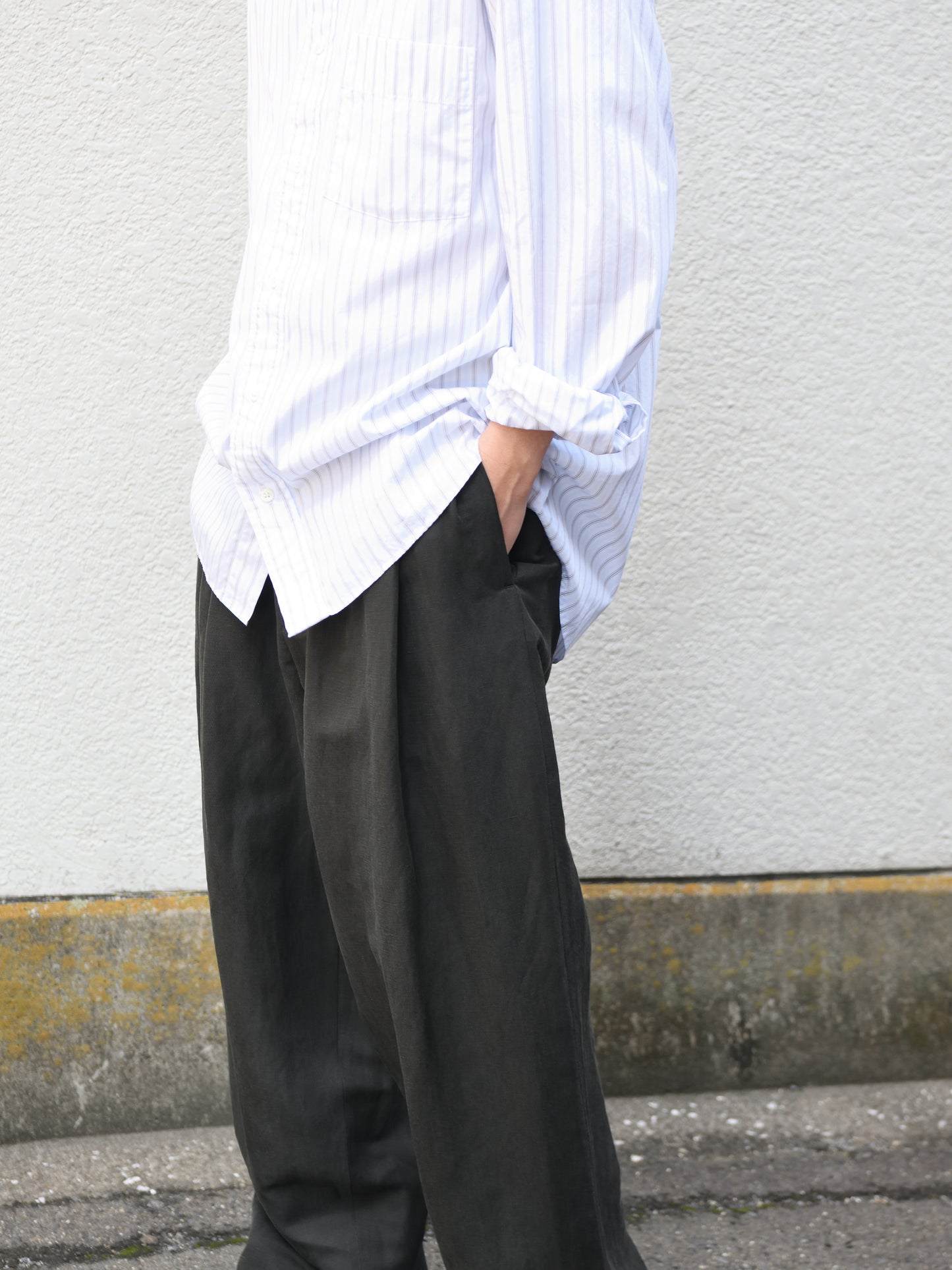 YOKE ヨーク Linen Silk Kersey 3Pleated Tapered Trousers YK26SS01209P ニット シルク リネン 26SS 日本取り扱い 名古屋 丸の内 セレクトショップ THIRD PLACE サードプレイス