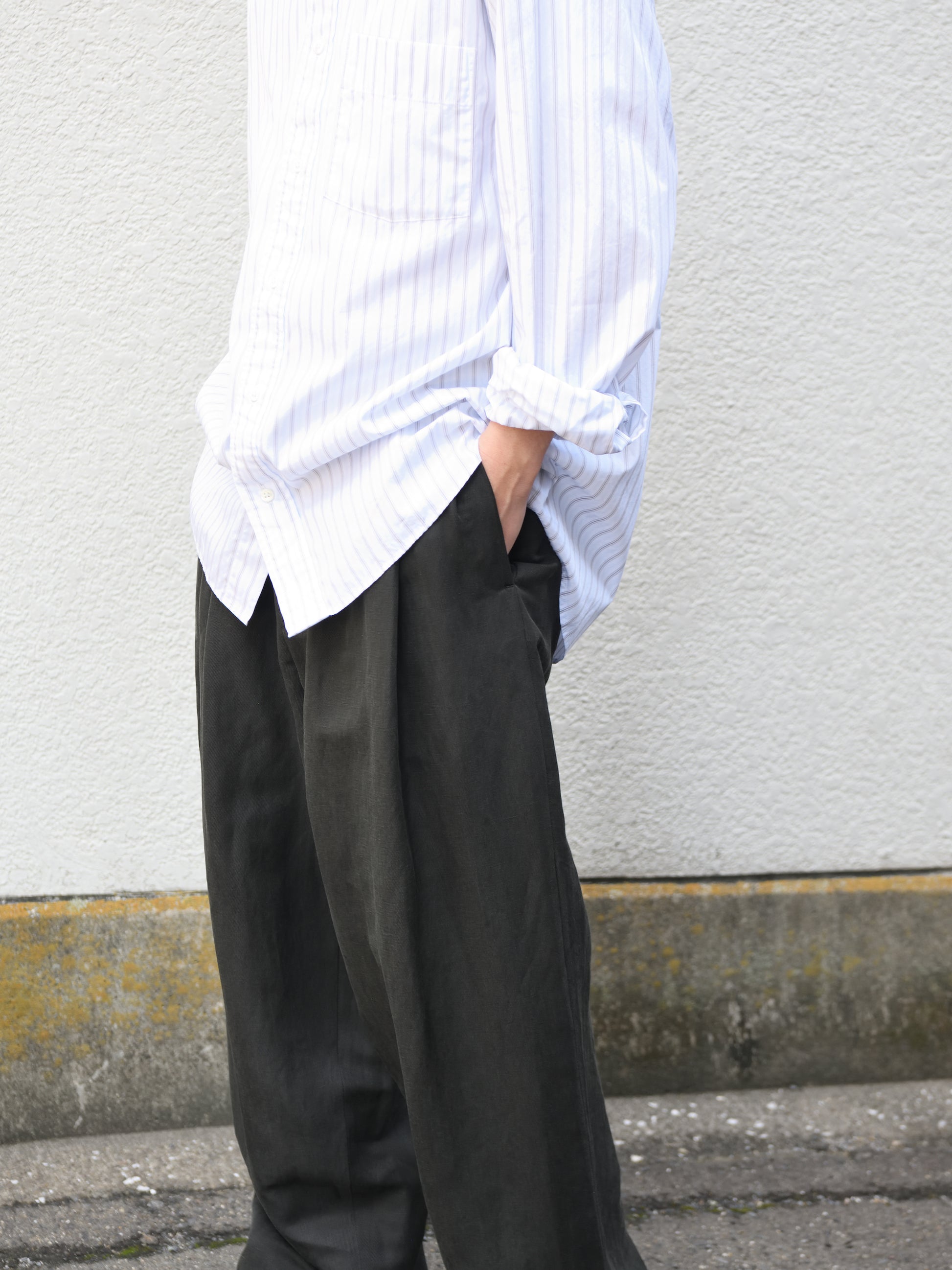 YOKE ヨーク Linen Silk Kersey 3Pleated Tapered Trousers YK26SS01209P ニット シルク リネン 26SS 日本取り扱い 名古屋 丸の内 セレクトショップ THIRD PLACE サードプレイス