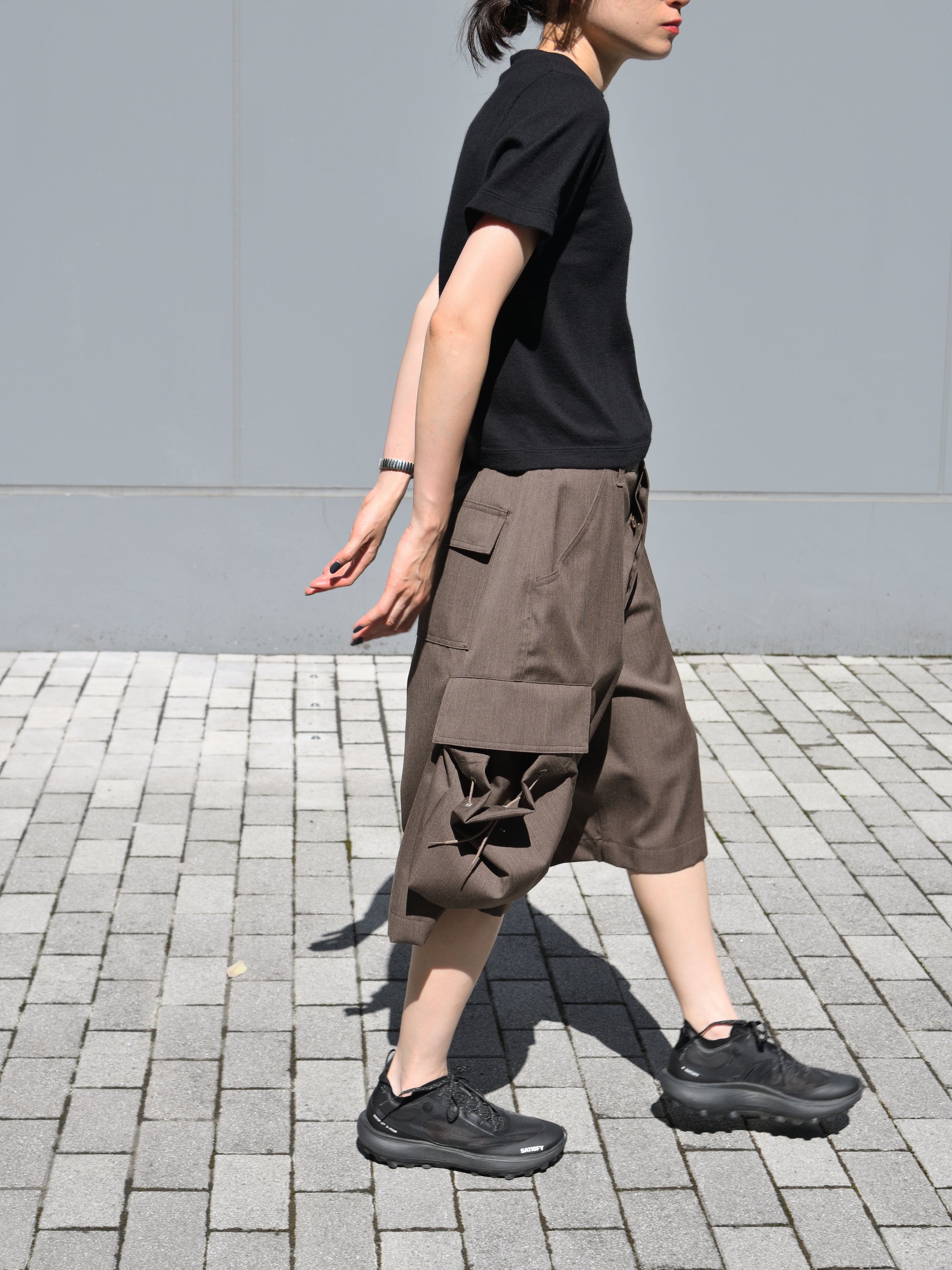refomed リフォメッド KINCHAKU WOOL TRUNKS REPT-064 ウール ショーツ ブラウン 夏 春 秋 ベージュ ナチュラル 愛知県 名古屋 丸の内 セレクトショップ THIRD PLACE サードプレイス