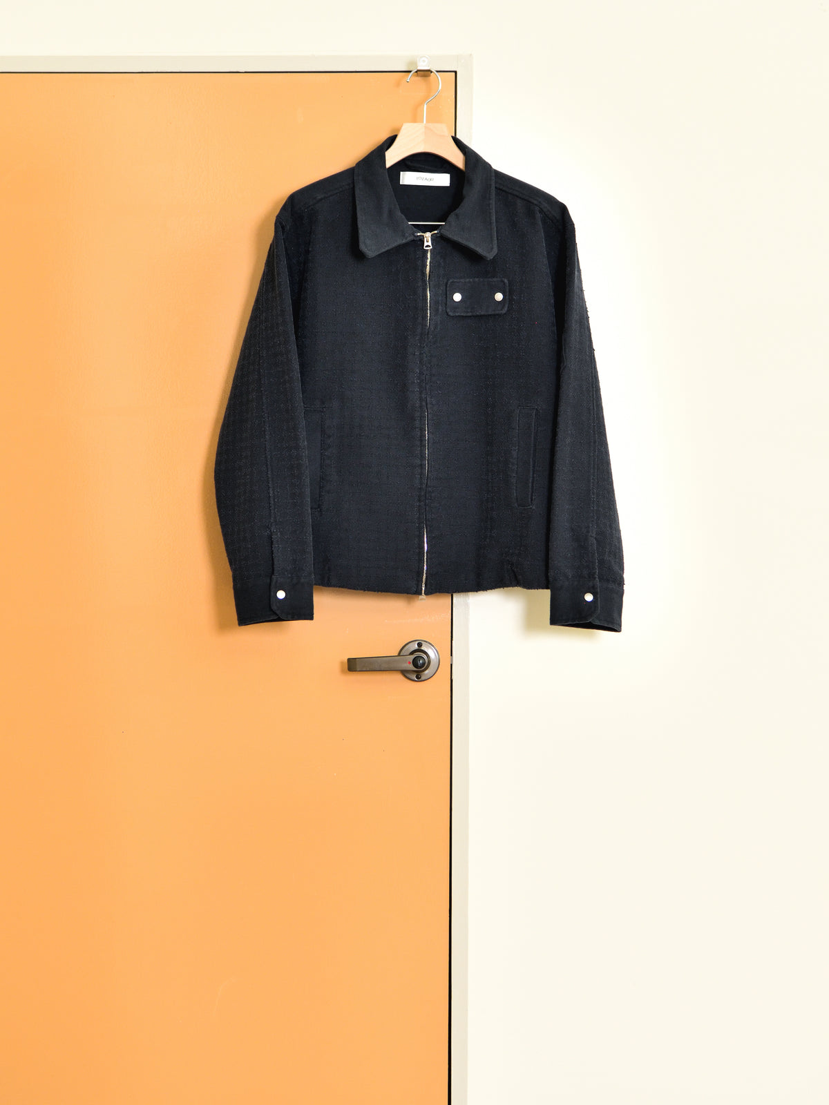 TOZAOU トザオウ Mechanic Panching Jacket NAVY ネイビー TOZ-26AW-JK0001 コットン COTTON ジャケット 26aw 春夏 日本取り扱い 名古屋 丸の内 セレクトショップ THIRD PLACE サードプレイス