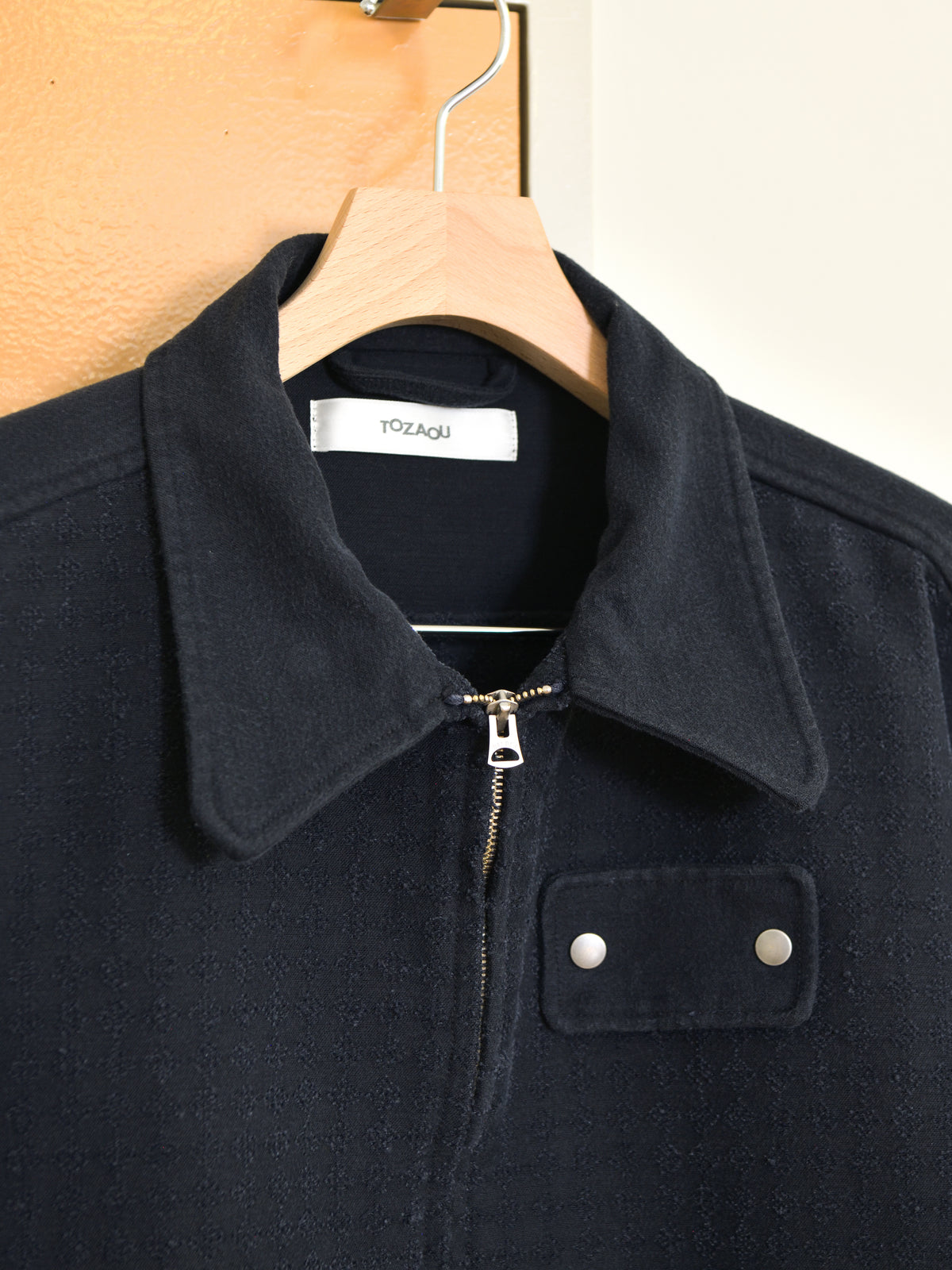 TOZAOU トザオウ Mechanic Panching Jacket NAVY ネイビー TOZ-26AW-JK0001 コットン COTTON ジャケット 26aw 春夏 日本取り扱い 名古屋 丸の内 セレクトショップ THIRD PLACE サードプレイス